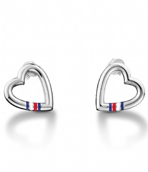 Tommy Hilfiger Earring Open Heart Stud Earring Zilverkleurig (TJ2700909)